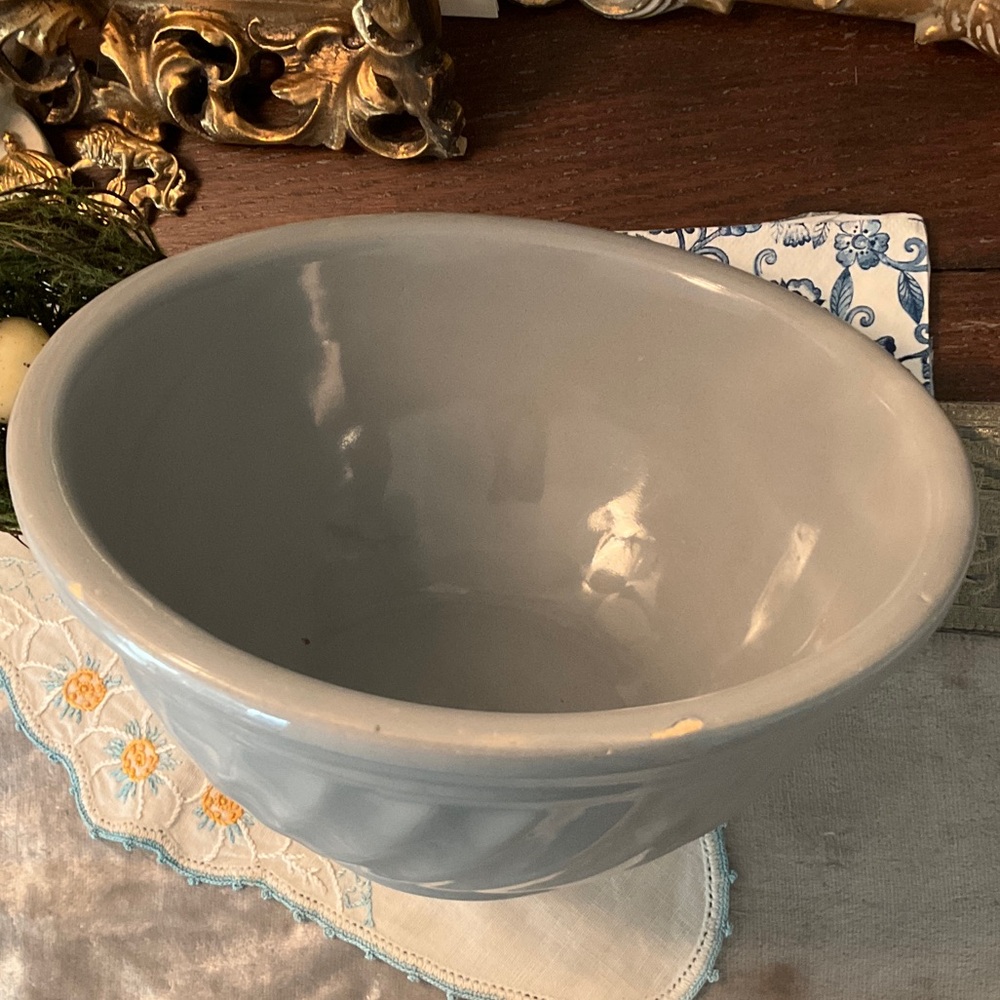 Elegant Stone Blue Ceramic Bowl - Picture 8 of 10